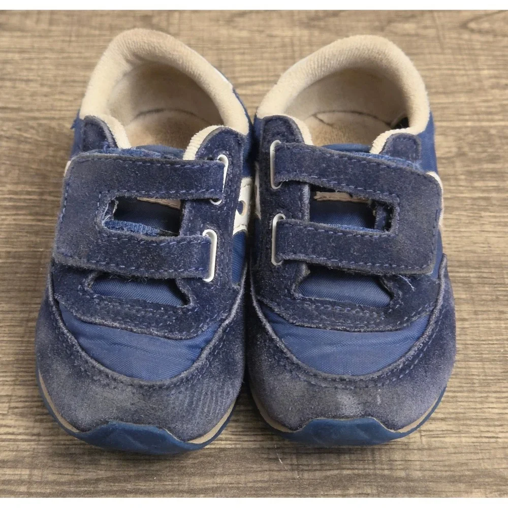 Saucony Jazz H&L Sneakers Shoes Baby Size 6.5 Blue